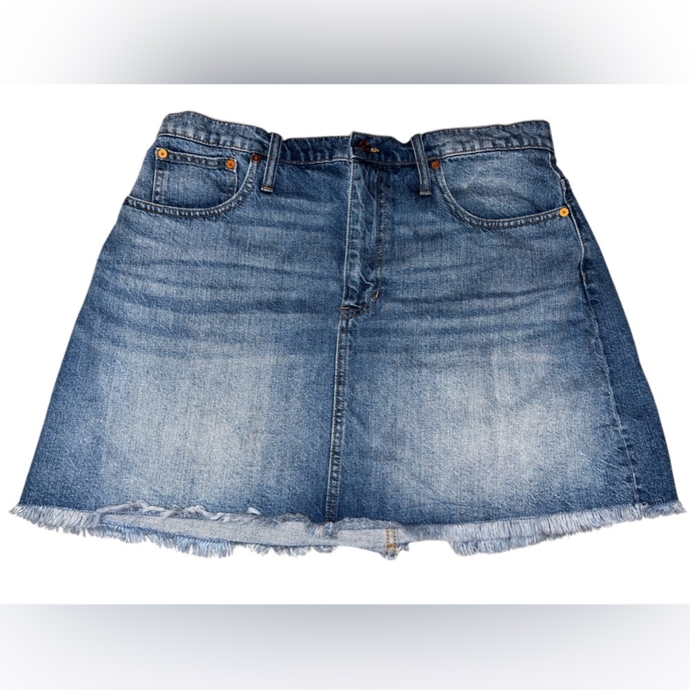 Madewell Denim A-Line Blue Jean Skirt